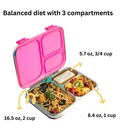 Bento Steel - Pink