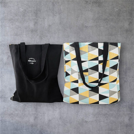 Canvas tote bag - Black